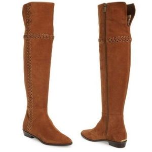 Michael Kors Malin suede boots above the knee size 7